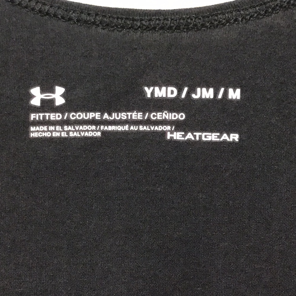 Under Armour Girls' Black Tank Top -'Dance Is A Sport'. Good Condition. Size M. - Picture 3 of 4
